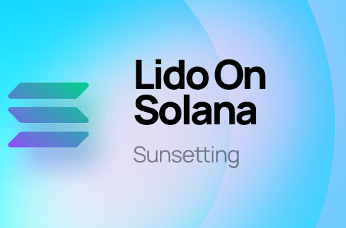 Lido to Sunset Operations on the Solana Blockchain: Details
