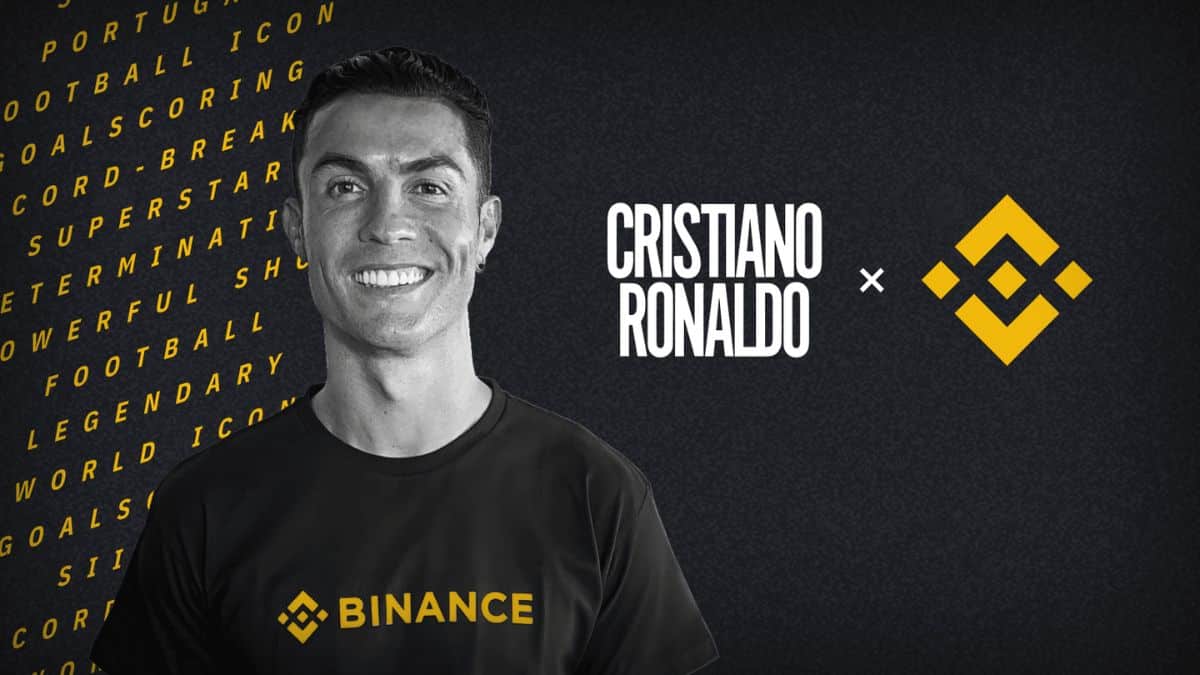 O megaastro do futebol profissional Cristiano Ronaldo foi processado por promover os serviços da Binance.